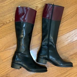 NWT Gabriella Leather Riding Boots